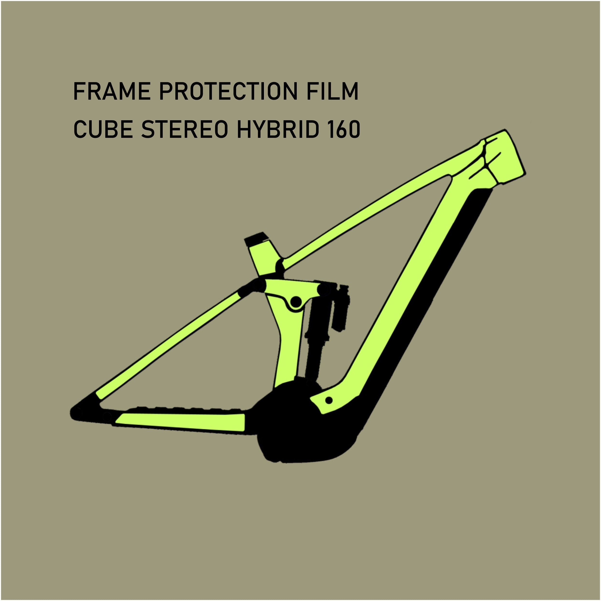 Frame Protection Film for CUBE Stereo Hybrid 160