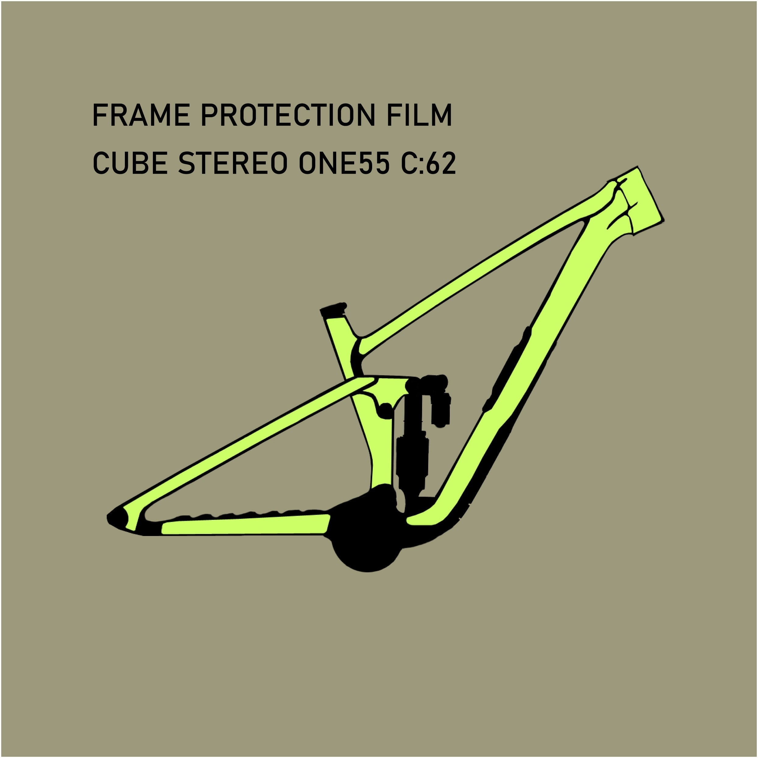 Frame Protection Film for CUBE Stereo ONE55 C62