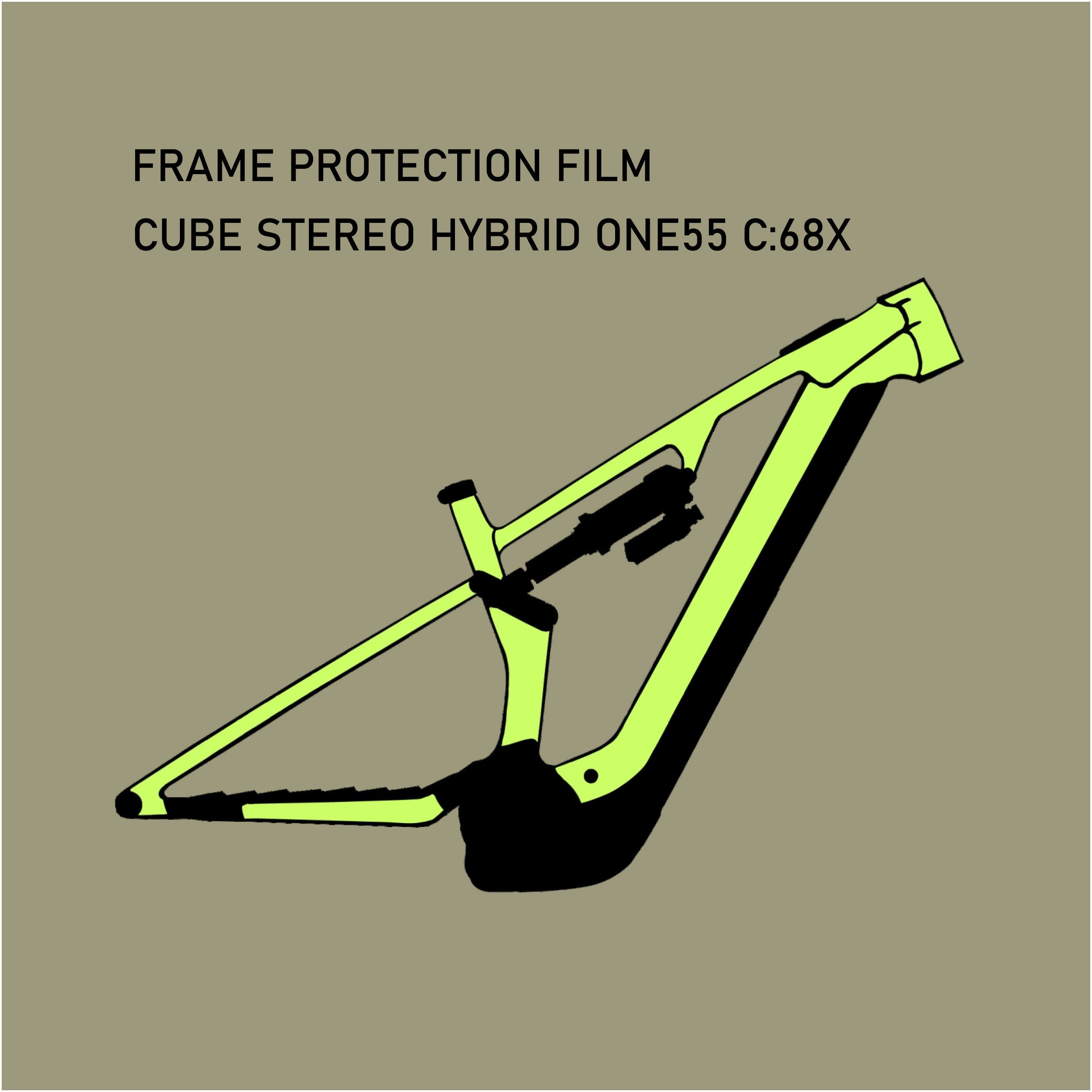 Frame Protection Film for CUBE Stereo Hybrid ONE55 C:68X