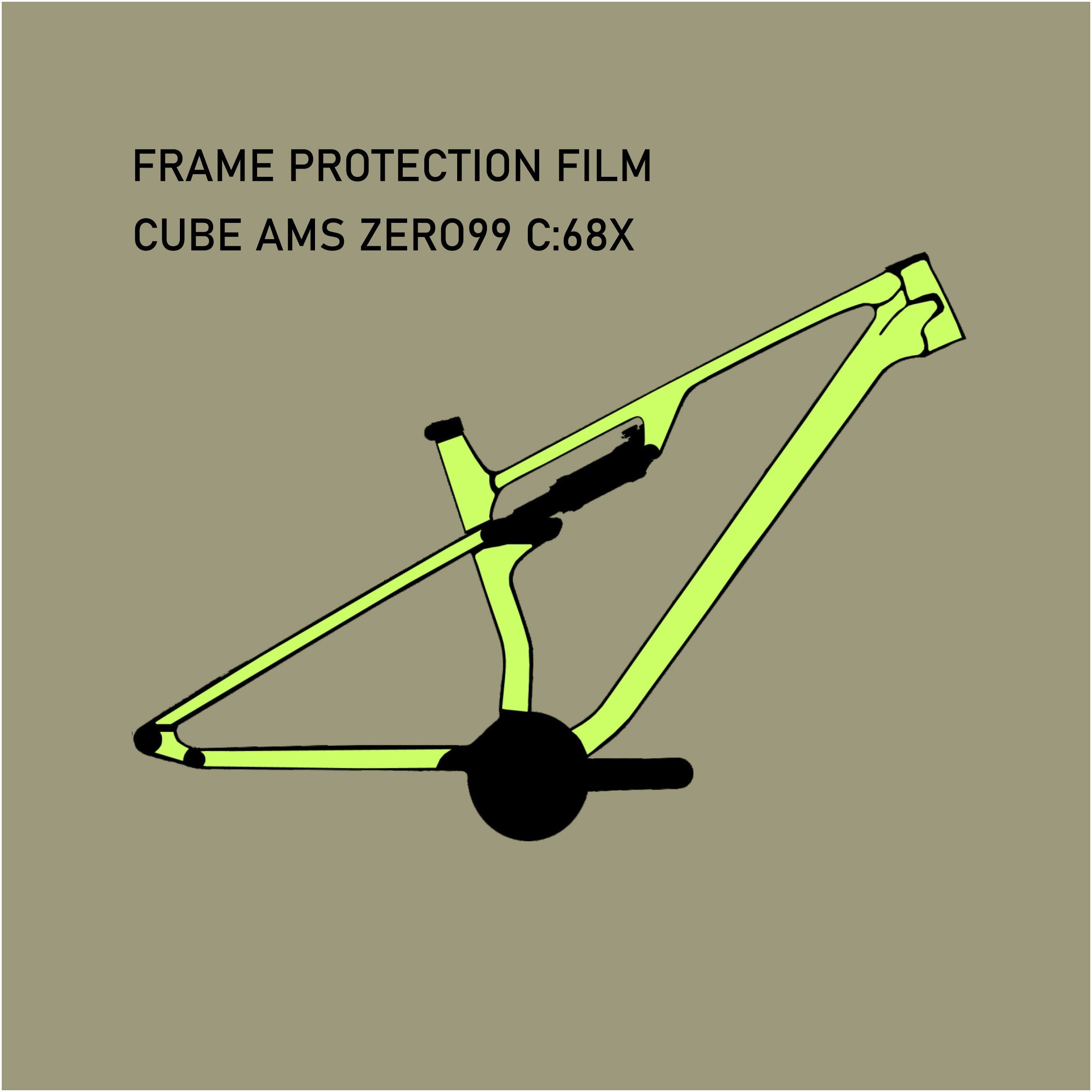 Frame Protection Film for CUBE AMS ZERO99 C:68X
