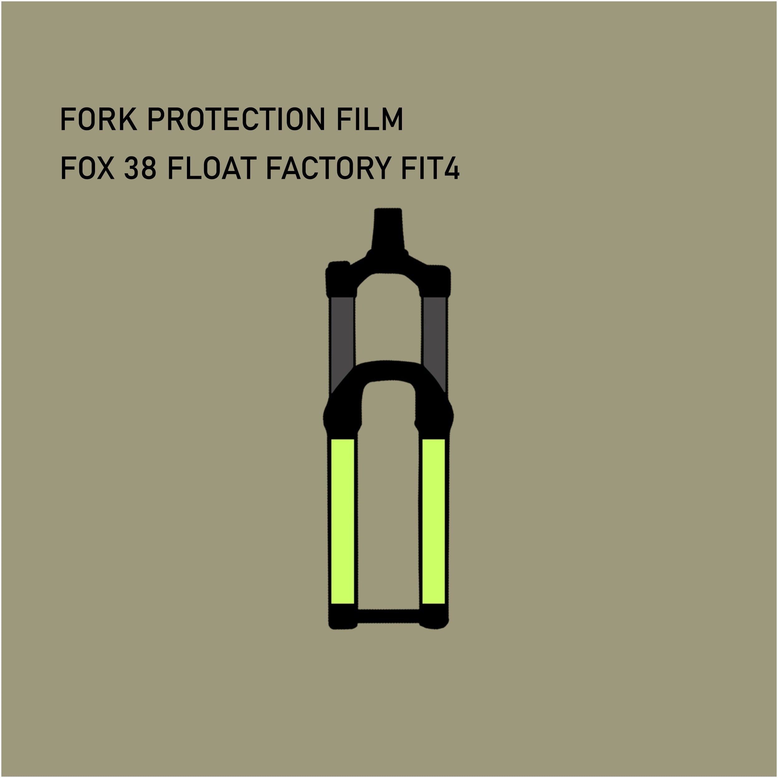 Fork Protector Film for Fox 38 Float Factory FIT4 170mm 27.5"