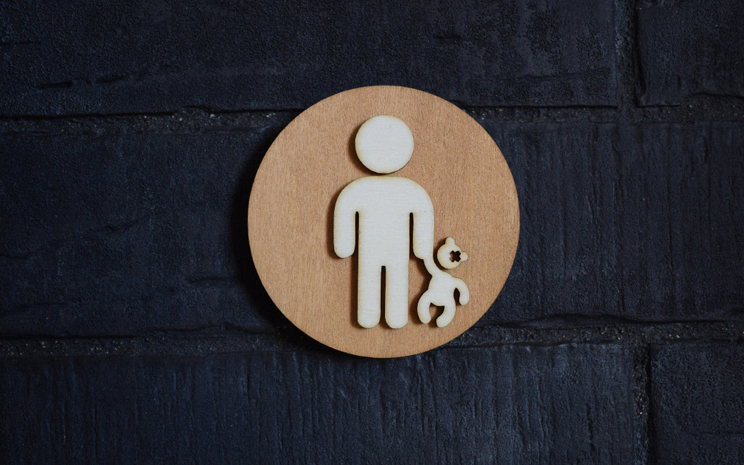 Children Door Sign, Child Door Sign, Boy Door Sign, Door Sign, Toilet Door Sign, Wood Gift, Wood Decor