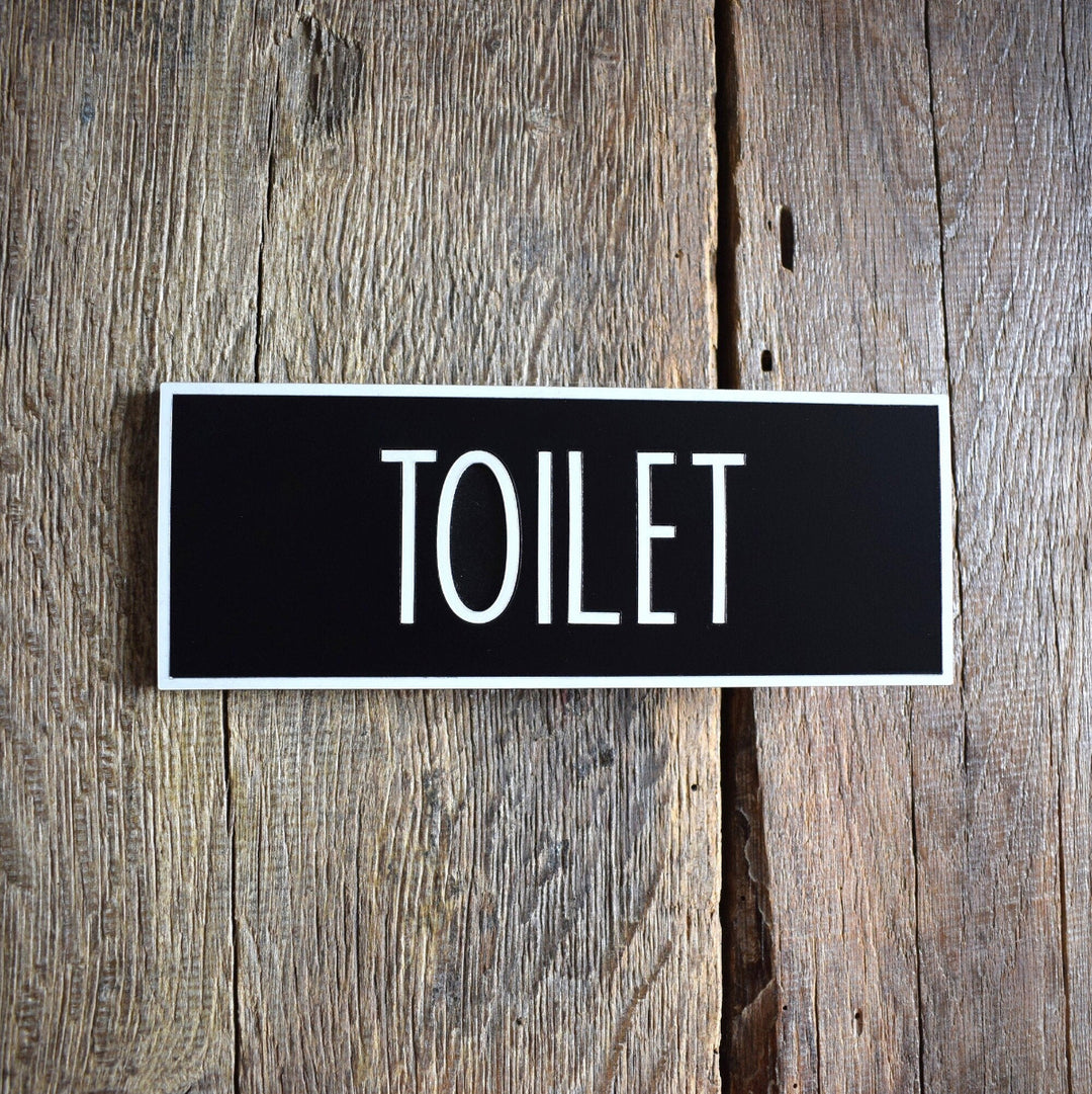 Unisex Toilet Door Sign, Gender Neutral Bathroom Sign, Toilet Door Sign, WC Sign, Toilet Decor, Toilet Plate, Toilet Plaque