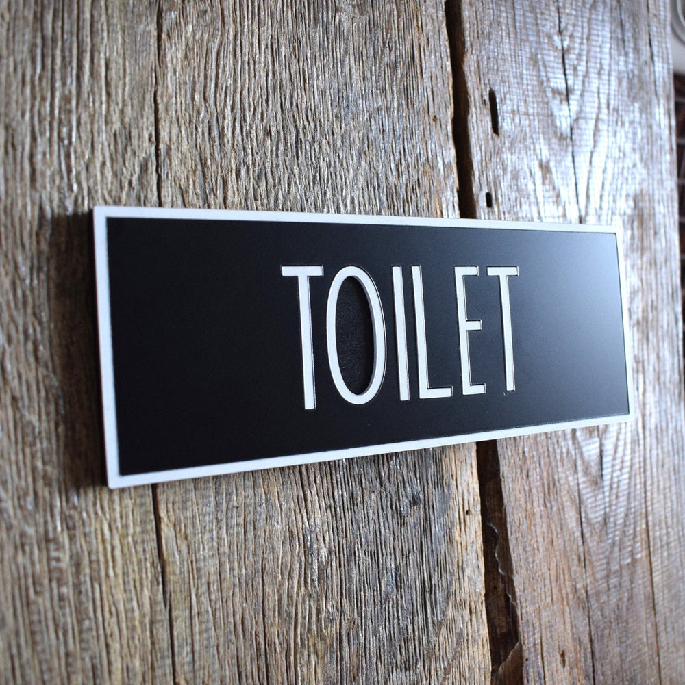 Unisex Toilet Door Sign, Gender Neutral Bathroom Sign, Toilet Door Sign, WC Sign, Toilet Decor, Toilet Plate, Toilet Plaque