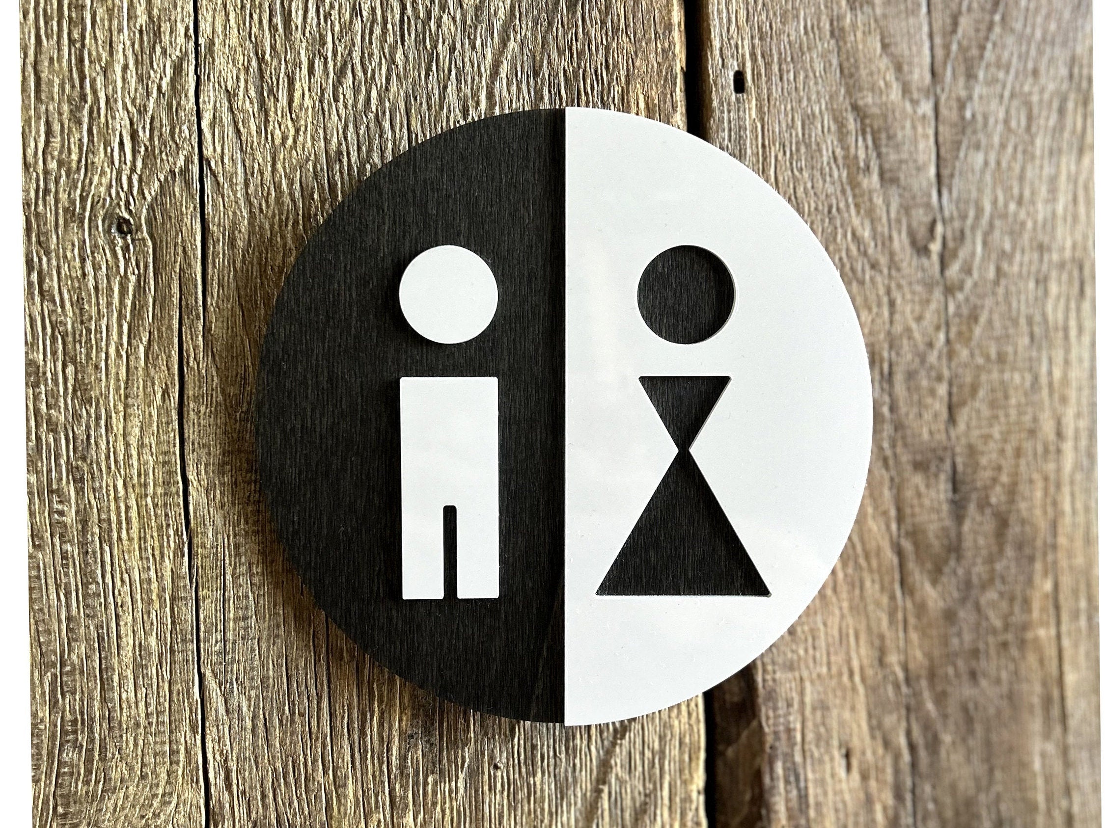 Top Luxury Unisex Toilet Door Sign, WC Sign, Restroom Door Sign, Toilet Decor, Toilet Plate, Toilet Plaque, Toilets Sign, Bathroom, Toilet,