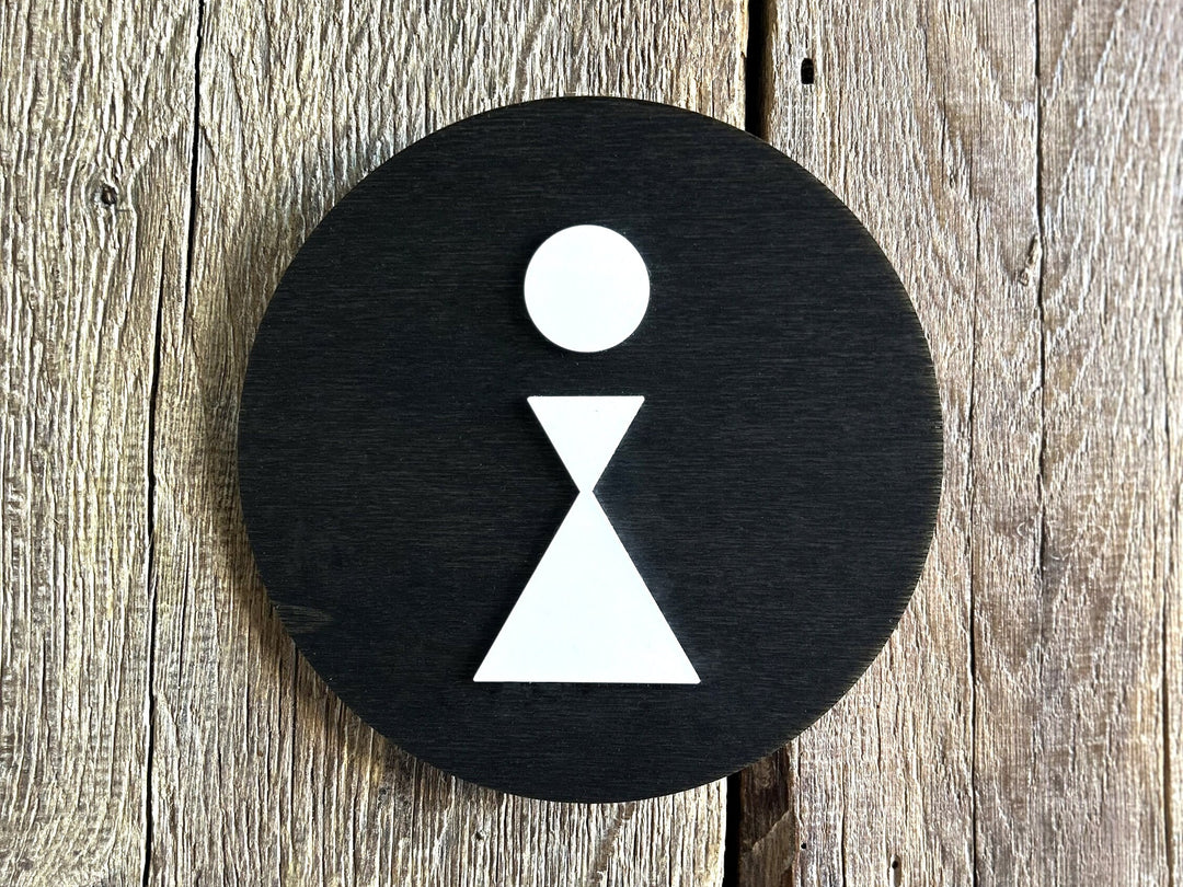 Top Luxury Women Toilet Door Sign, WC Sign, Restroom Door Sign, Toilet Decor, Toilet Plate, Toilet Plaque, Toilets Sign, Bathroom, Toilet